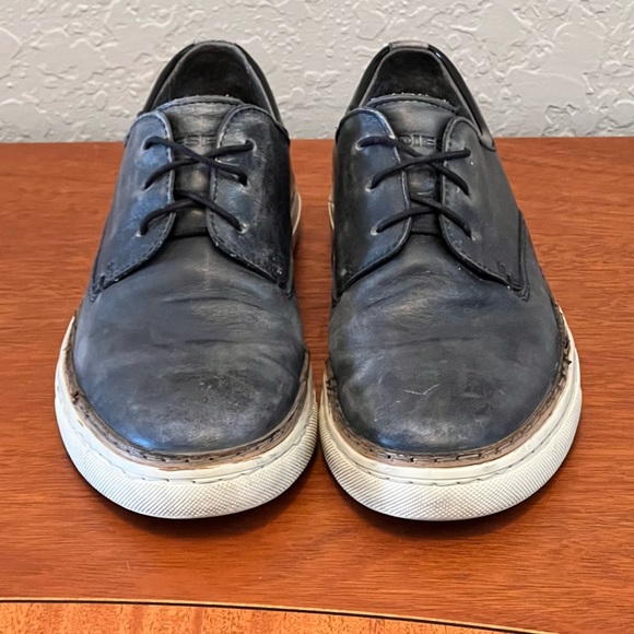 Diesel blue-gray low leather sneakers size 39 (US 8.5) - Picture 8 of 14